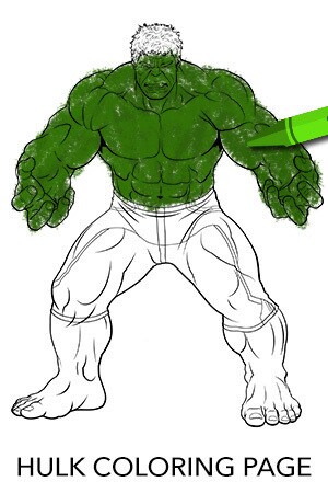 Download Avengers Hulk Coloring Page | Disney Movies