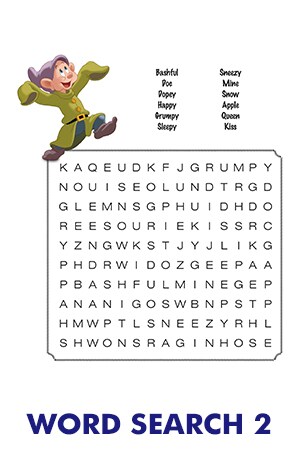 worksheets printable year 5 old the Disney White Dwarfs Snow Movies  Seven and