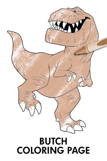 The Good Dinosaur - Coloring Page - Arlo & Spot 2 | Disney Movies
