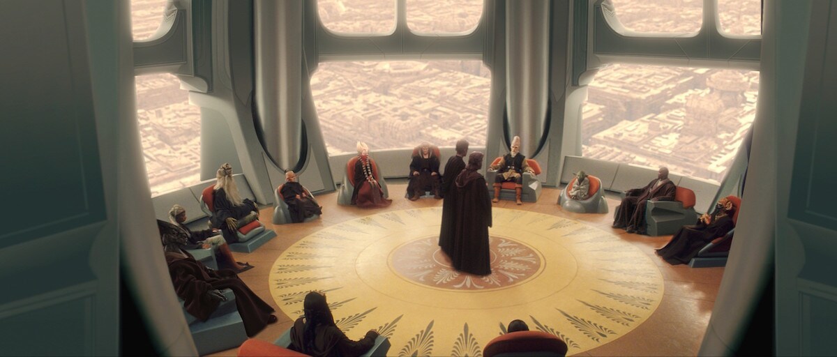 Adi Gallia and the Jedi Council