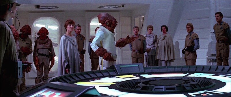 Ackbar leading the Alliance Starfleet