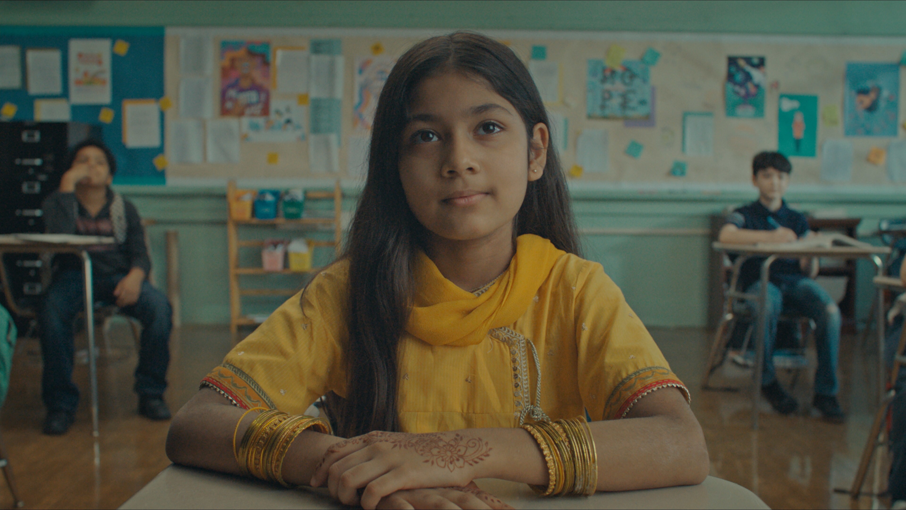 Shanessa Khawaja as Ameena in Disney’s “LAUNCHPAD” Season One short, “AMERICAN EID,” Written and Directed by Aqsa Altaf. Photo courtesy of Disney. © 2021 Disney Enterprises, Inc. All Rights Reserved.