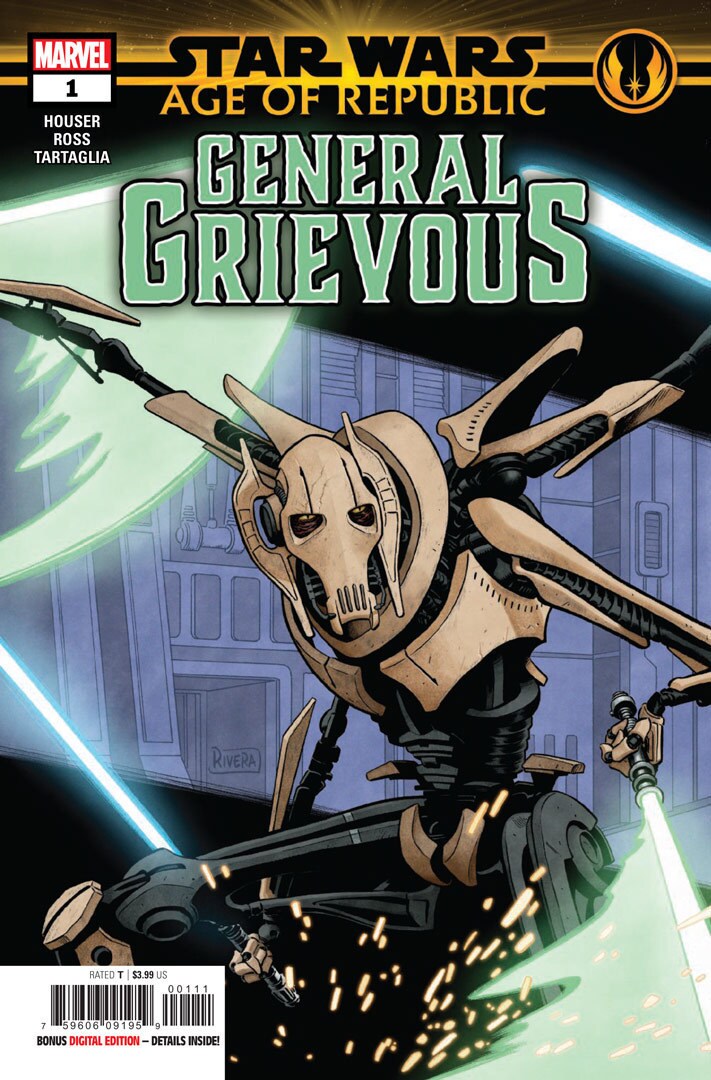 Marvel one-shot Star Wars: Age of Republic - General Grievous cover