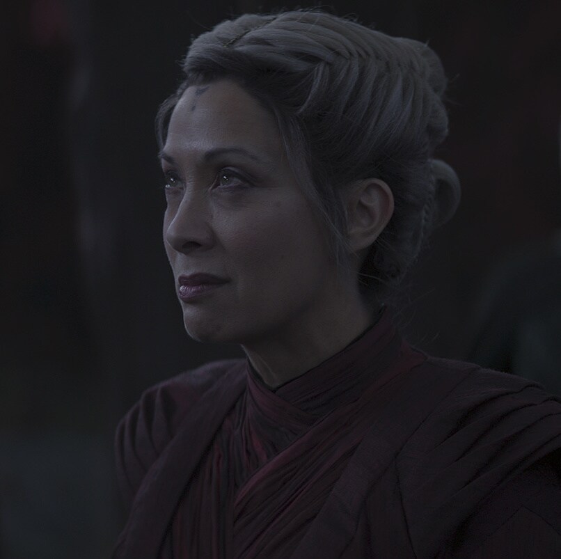 Ahsoka 102 Quote - Morgan Elsbeth  - “Thrawn calls to me. Across time and space.”