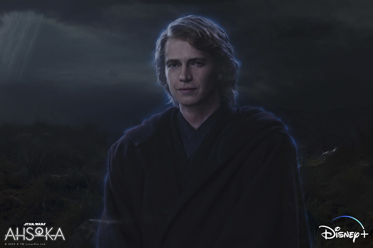 Anakin looking out at Ahsoka