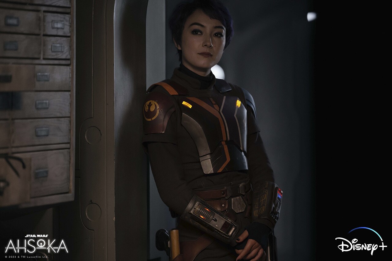 Sabine Wren in Ahsoka's shuttle