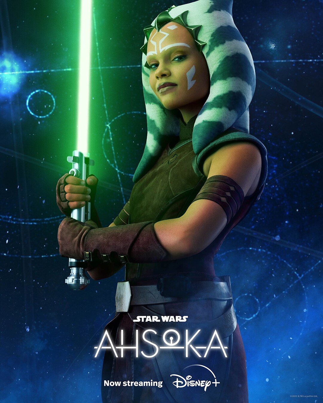 Young Ahsoka Tano Character Poster