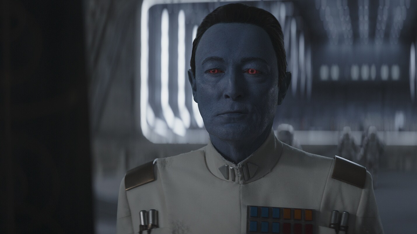 Back on the Star Destroyer, the Great Mothers come to see Thrawn. They sense a Jedi is coming. “W...