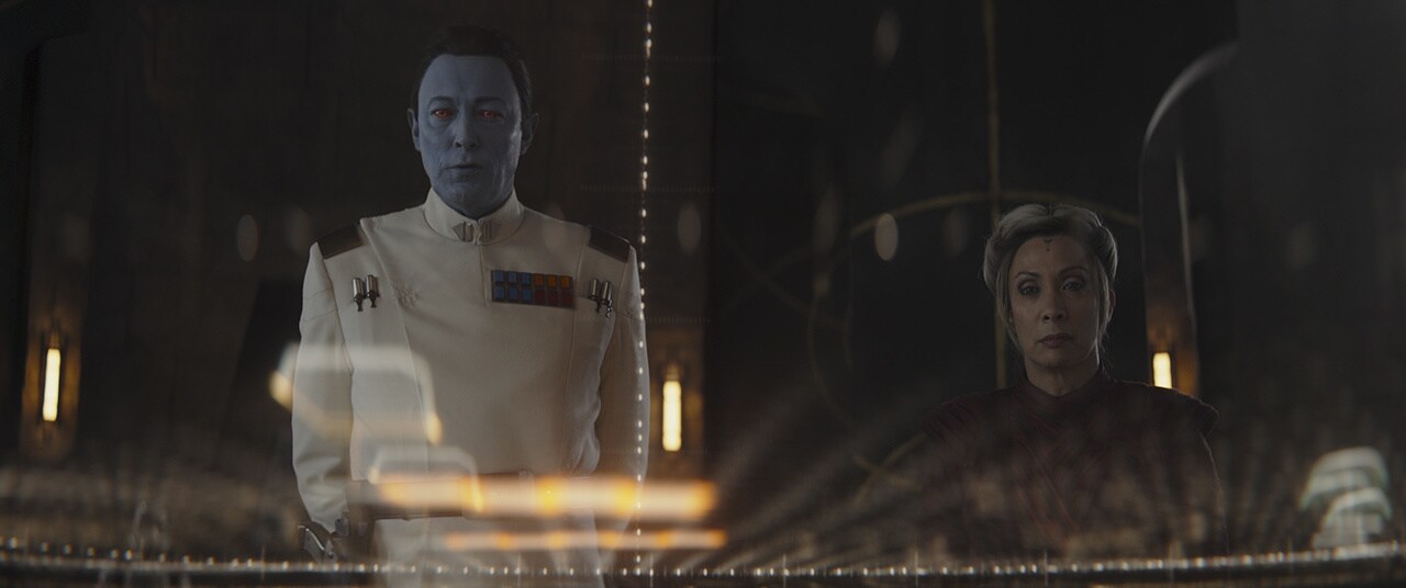 Thrawn methodically attacks and pulls back; while the Jedi may have won the day, he has completed his cargo transfer and is ready to make his return.