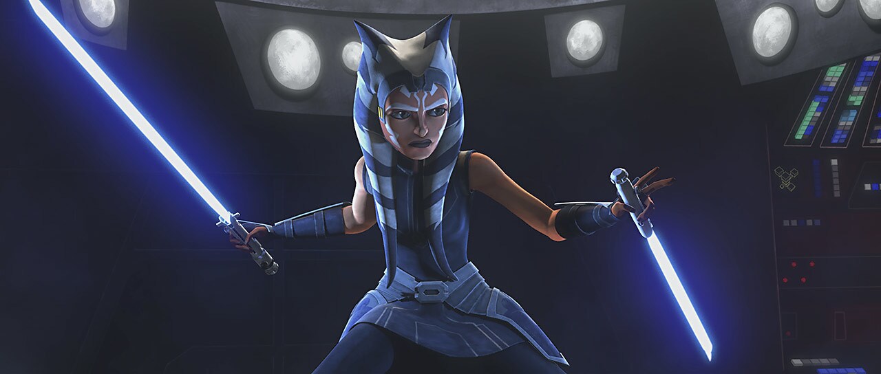 Ahsoka fights off clones during Order 66