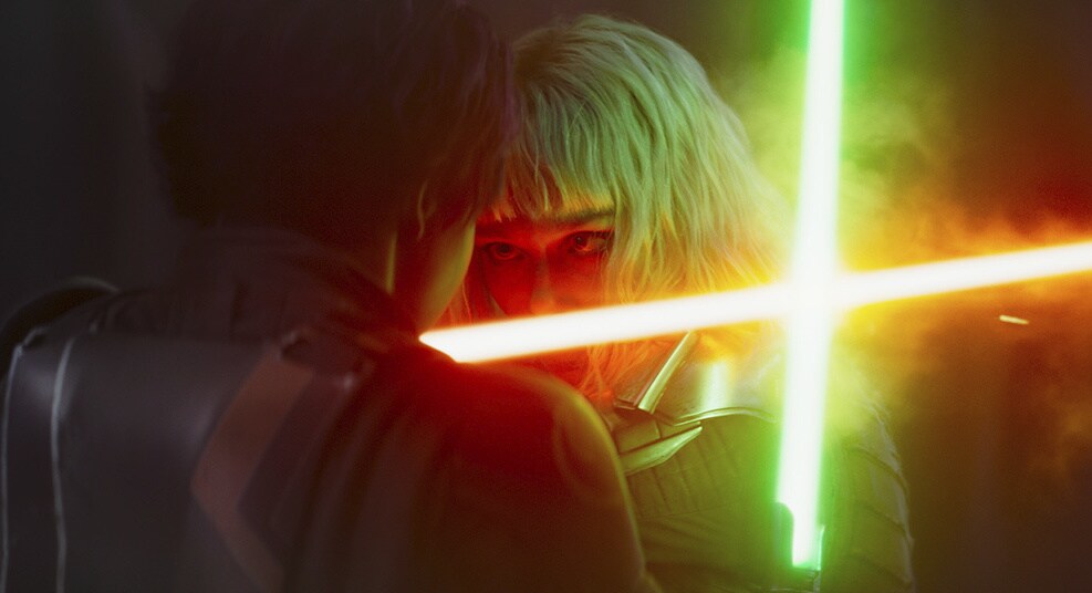 Sabine and Shin duel
