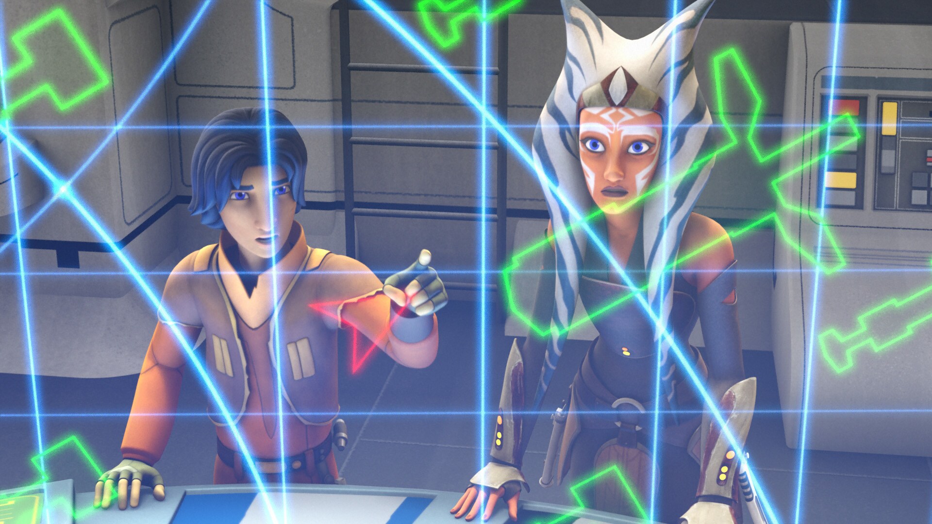 Ahsoka works with Ezra