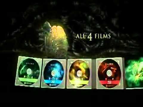 Image of "all 4 films" of the Alien Anthology