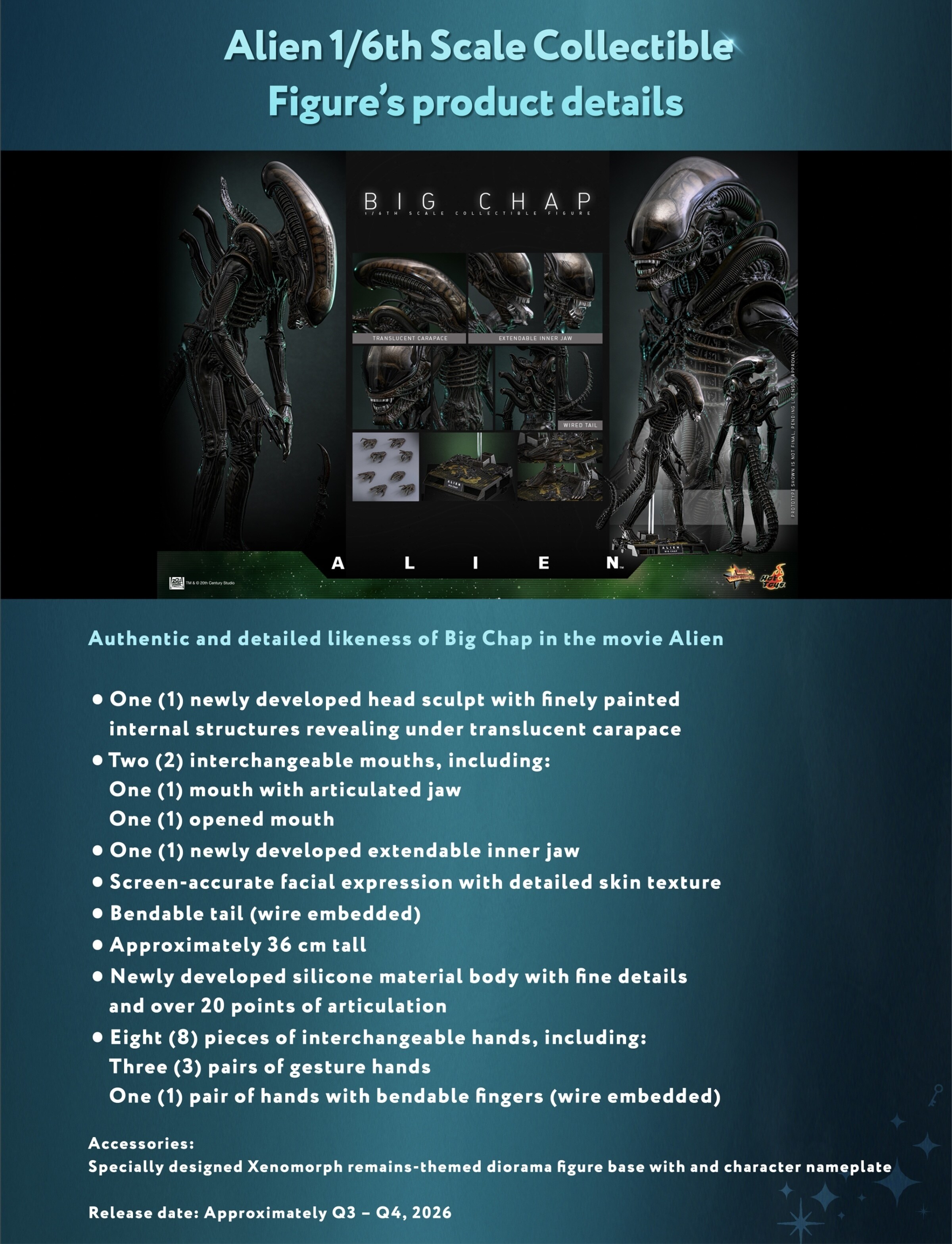 Disney+ Subscriber Exclusive: Win an Alien 1/6th scale Big Chap