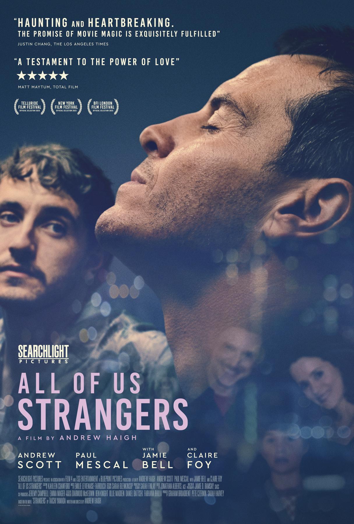 Promotional poster for the movie All Of Us Strangers