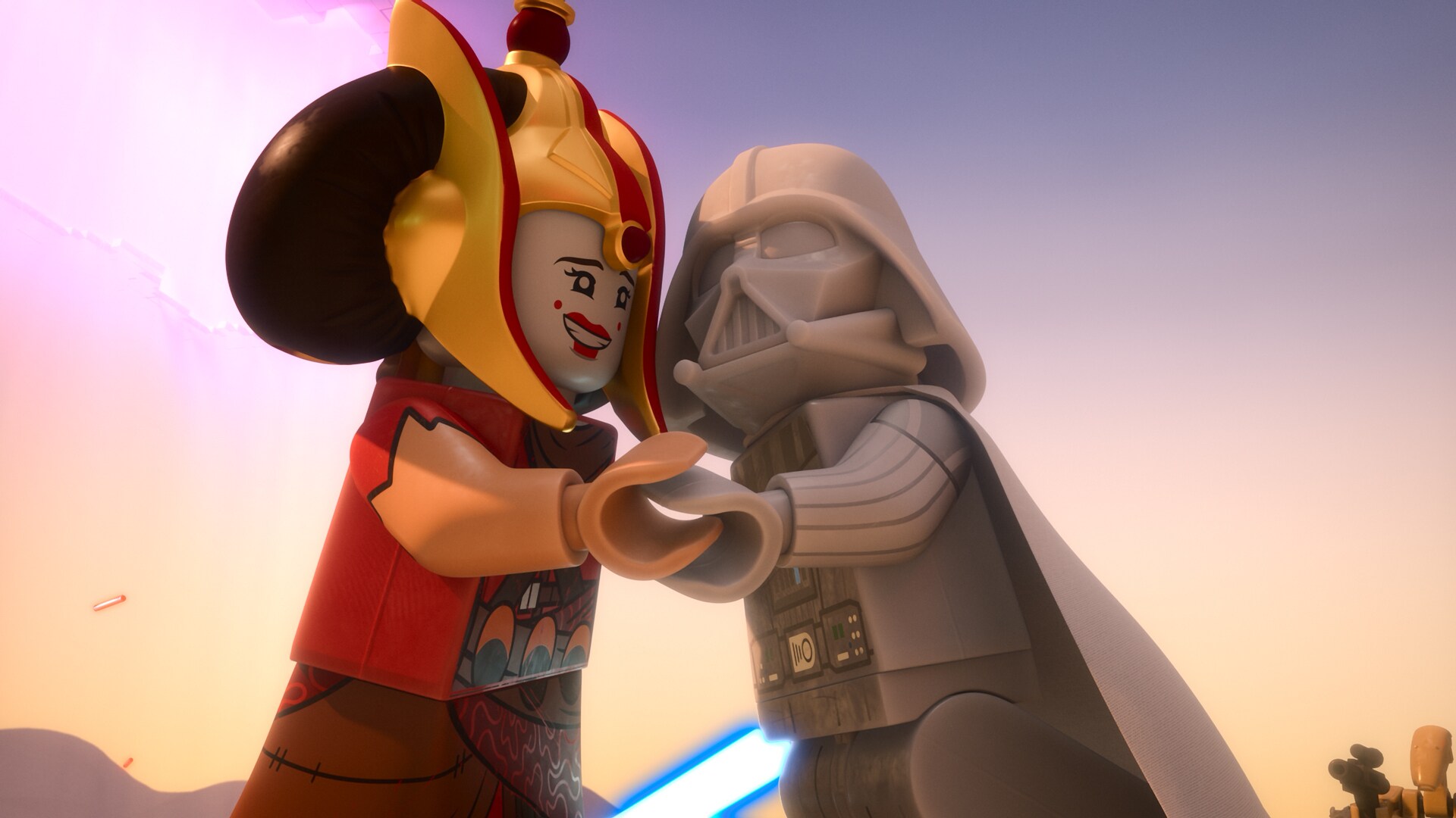 Padmé Amidala and Anakin Skywalker in Rebuild the Galaxy.