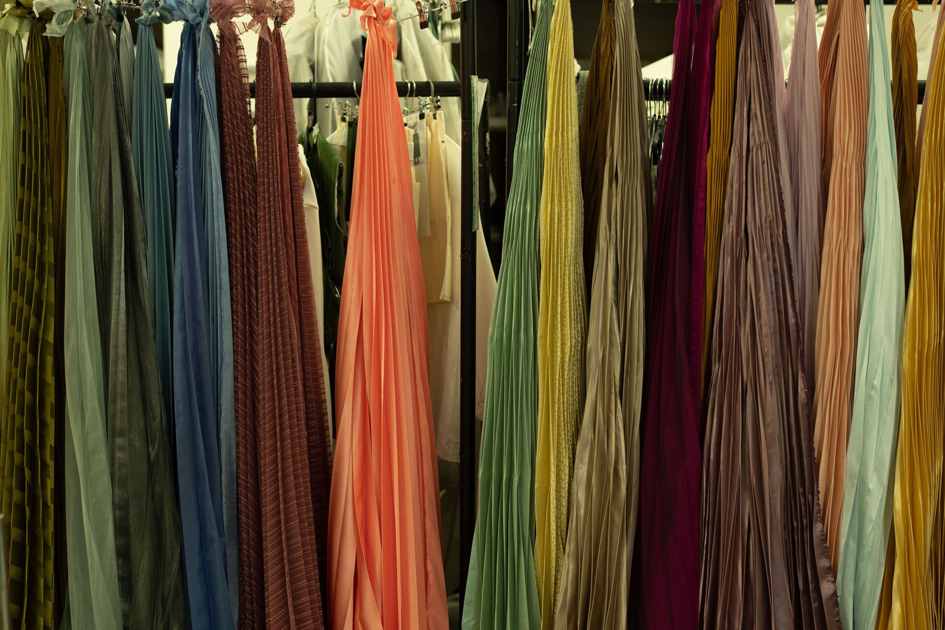 Fabric used for the Chandrilan costumes.