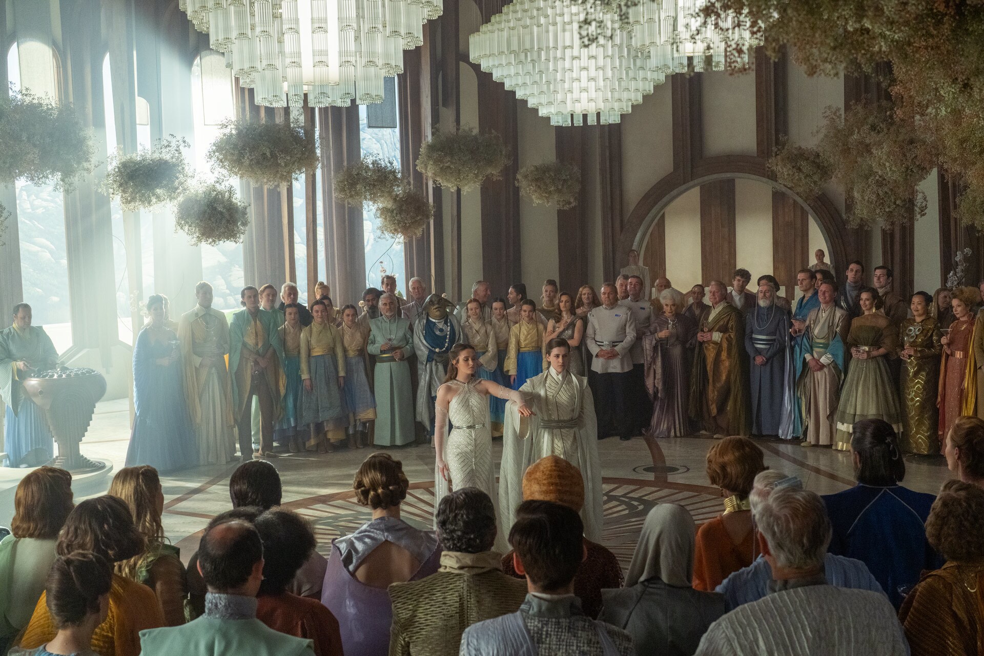 Wedding guests at Leida Mothma's wedding.
