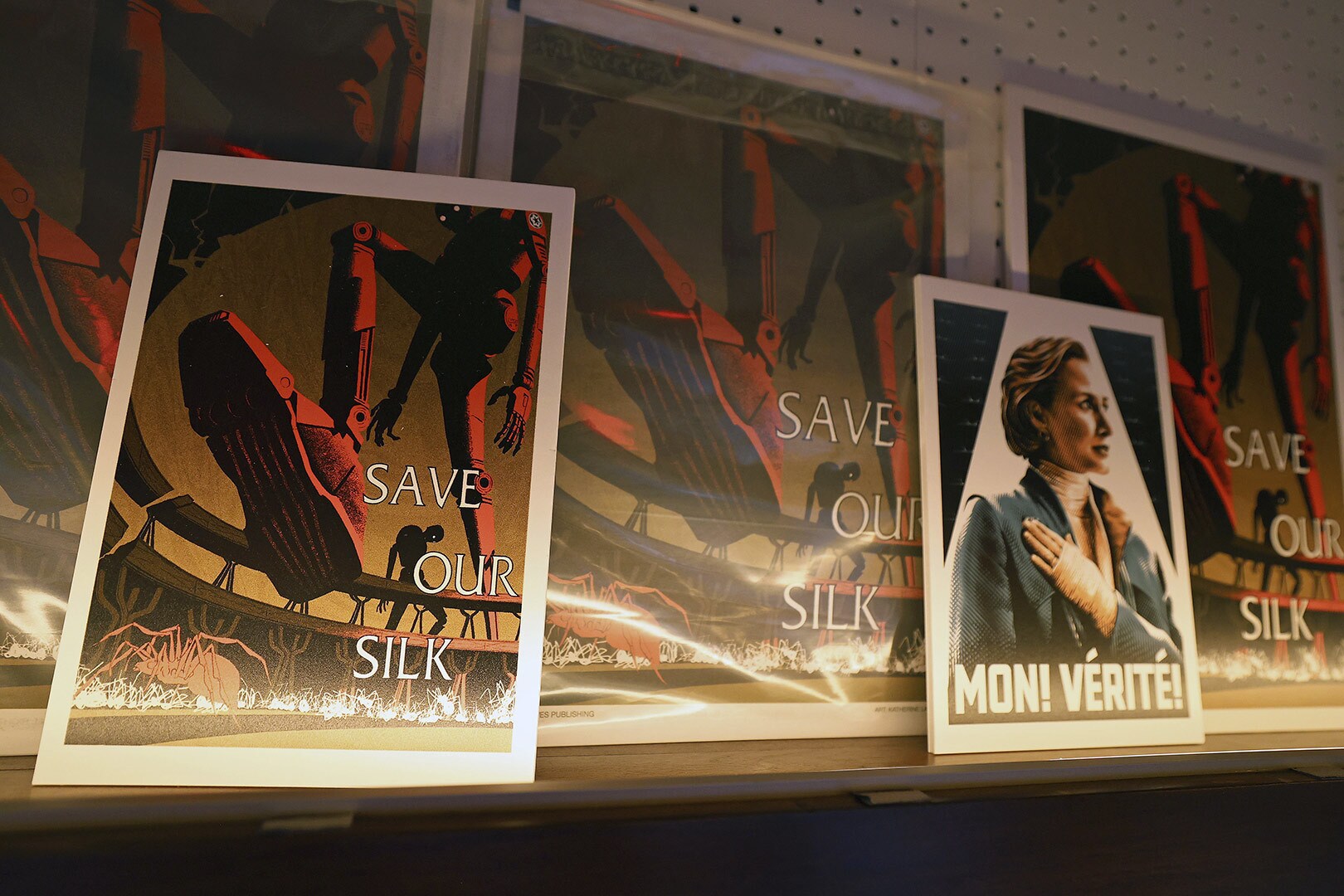 A view inside the Kiosk-o-thèque is seen during the Rebelión: An Andor Event.