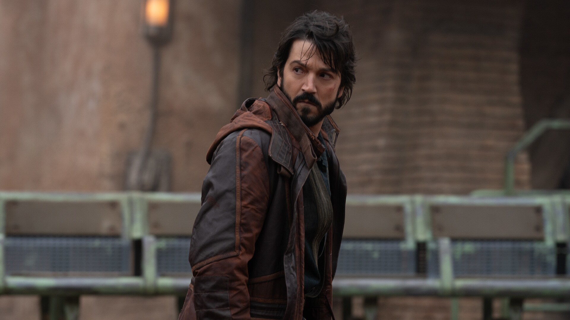 Creator and showrunner Tony Gilroy was inspired to use brick as a building material for Ferrix af...