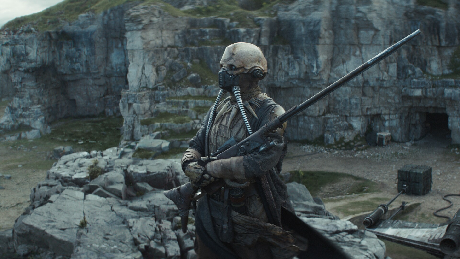Saw Gerrera’s Segra Milo hideout was shot at Winspit Quarry in Dorset, England, a location used t...
