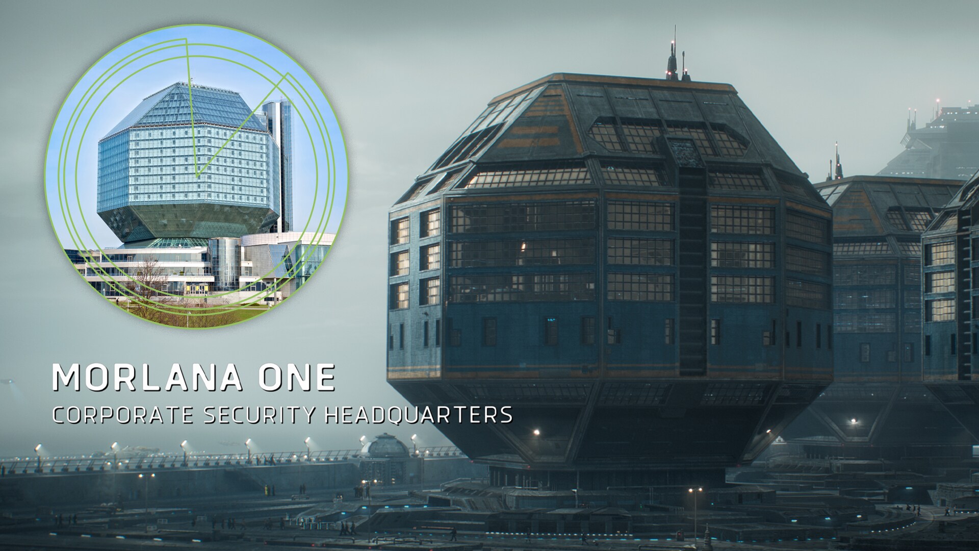 The Preox-Morlana headquarters building took design inspiration from The National Library of Bela...