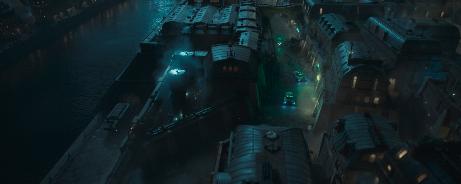 Andor Season 2 final frame of the Ghorman Front heist of an Imperial convoy