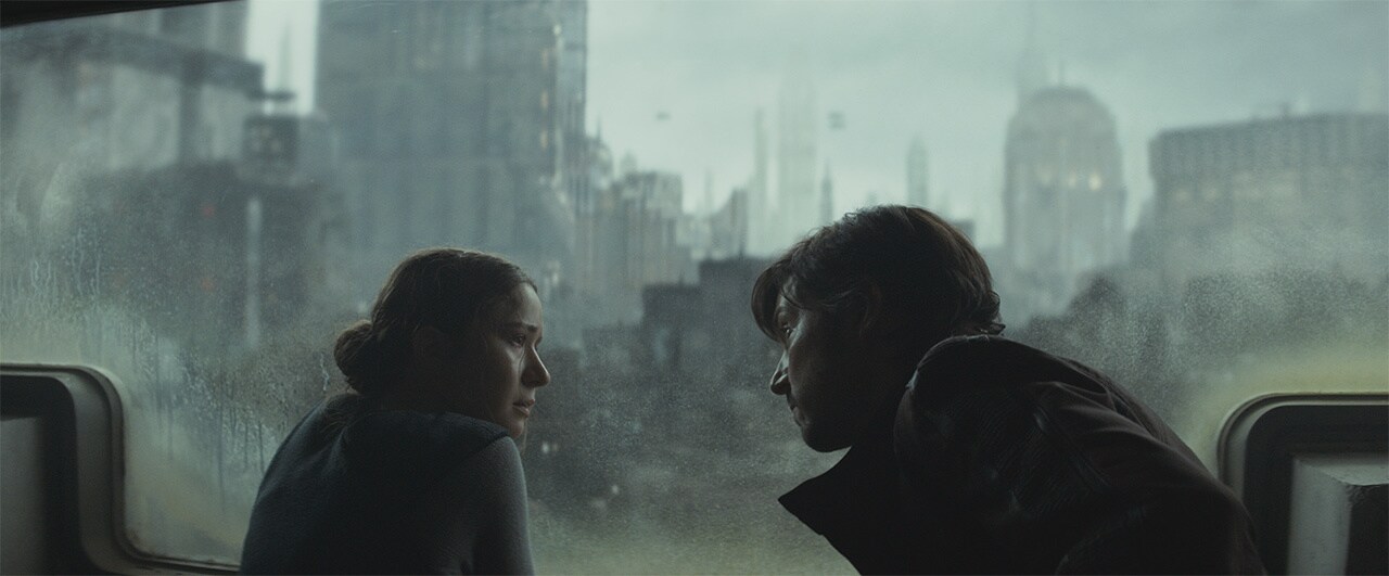 Kleya and Cassian talk after Cassian and Melshi find her on Coruscant.