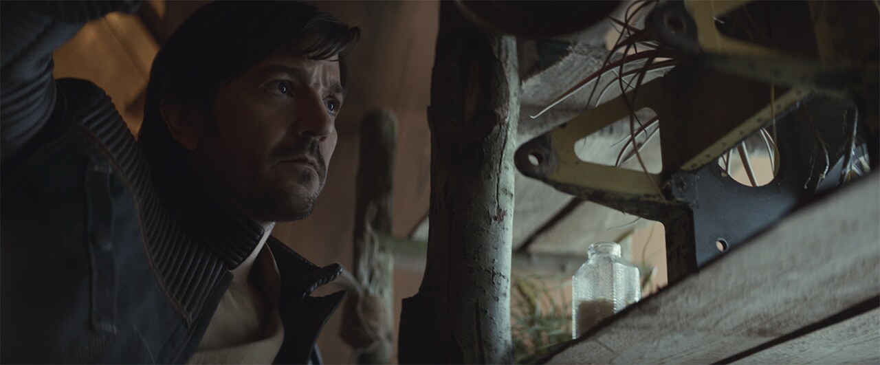 Cassian at his home in Yavin.