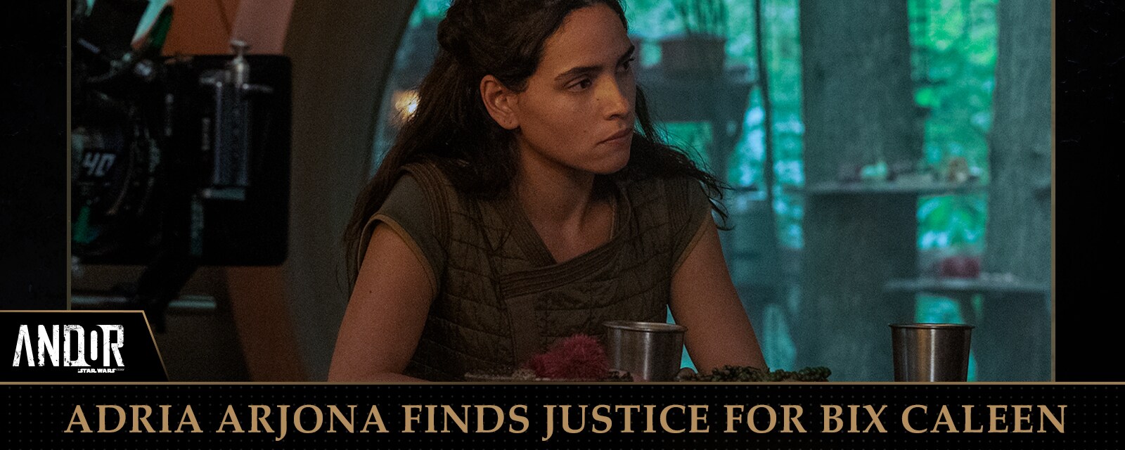 Adria Arjona as Bix Caleen in Andor season 2.