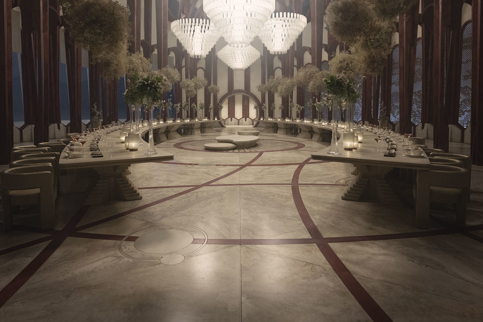 The dining room at the Mothma estate.