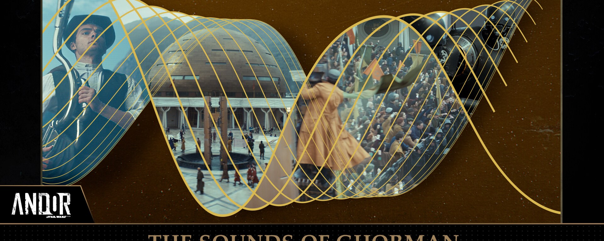 Sine wave collage of scenes from Andor