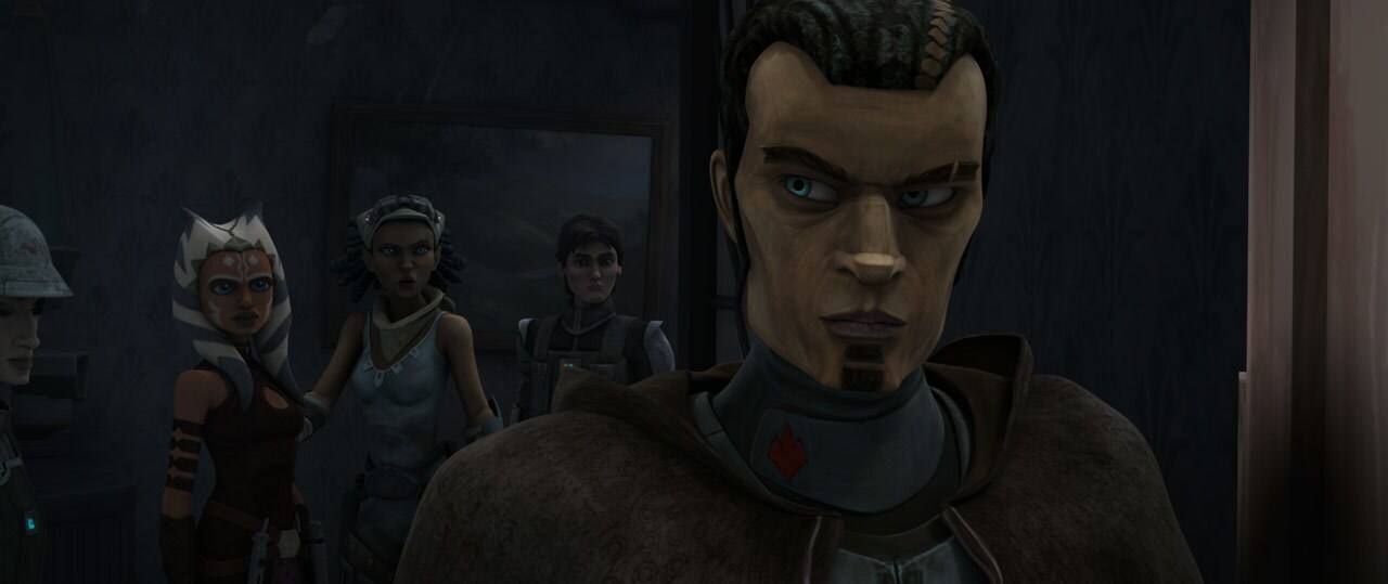 Saw Gerrera with Ahsoka Tano