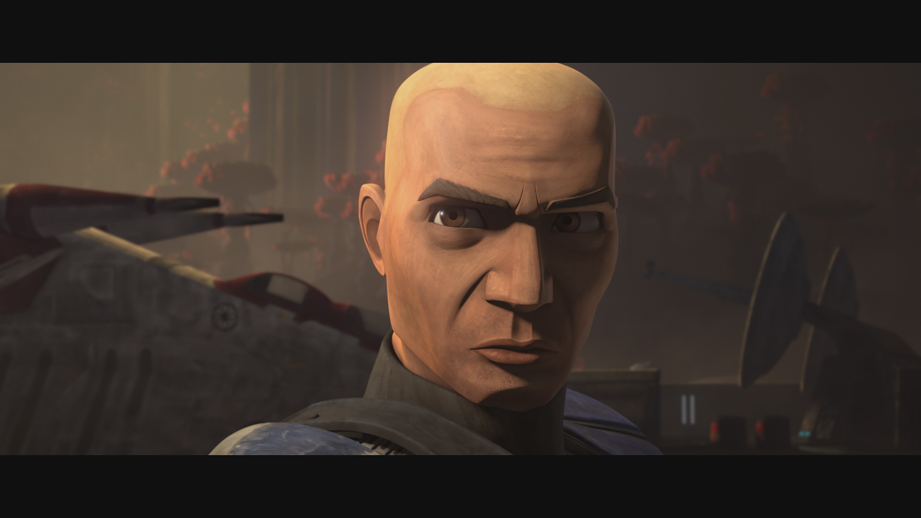 Clone Captain Rex in STAR WARS: THE CLONE WARS, exclusively on Disney+.