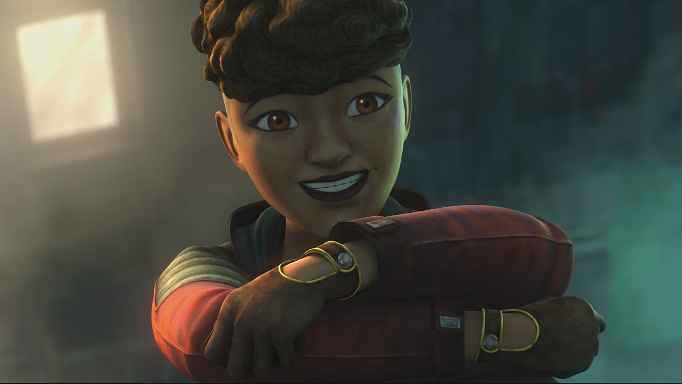 Aspiring pilot Trace Martez in STAR WARS: THE CLONE WARS, exclusively on Disney+.