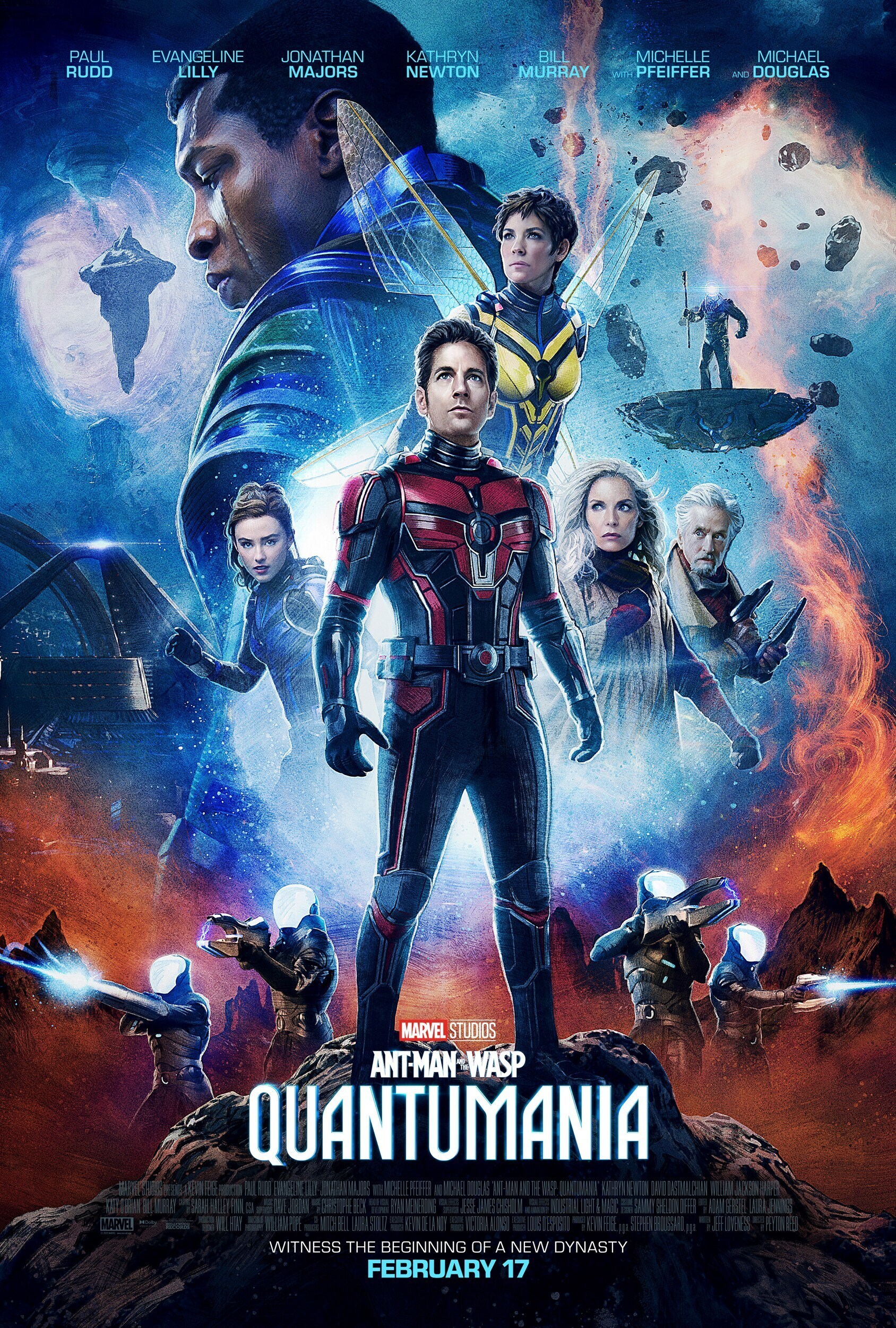 Ant-Man and the Wasp: Quantumania poster.