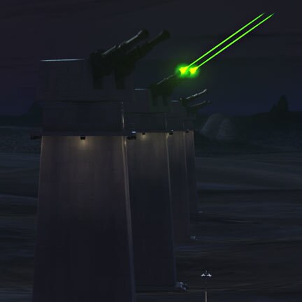 Anti-air turbolaser tower in Star Wars Rebels