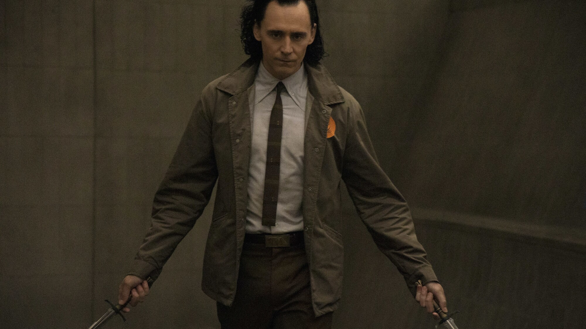 Loki (Tom Hiddleston) in Marvel Studios' LOKI, exclusively on Disney+. Photo by Chuck Zlotnick. ©Marvel Studios 2021. All Rights Reserved.