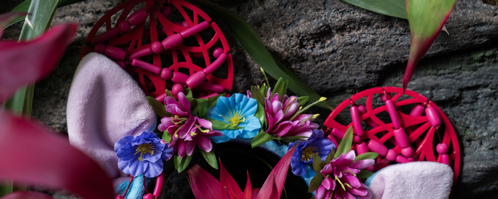 Shaman of Songs Mickey Ears - Celebrate a historic first with these enchanting Mickey ears - the debut collaboration between Avatar and the beloved Disney tradition of character headwear. Inspired by the mystical Shaman of Songs from Pandora - The World of Avatar's Na'vi River Journey attraction, these ears bring the magic of the Na'vi to life with intricate beaded details and flora inspired by the artists who created Pandora.