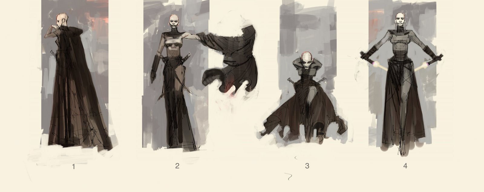 Star Wars: Attack of the Clones concept art by Dermot Power.
