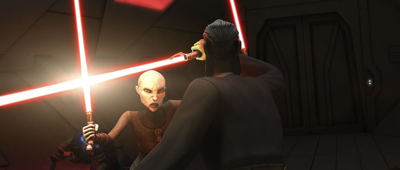 Asajj plotted to assassinate Dooku with the help of a Nightbrother called Savage Opress.