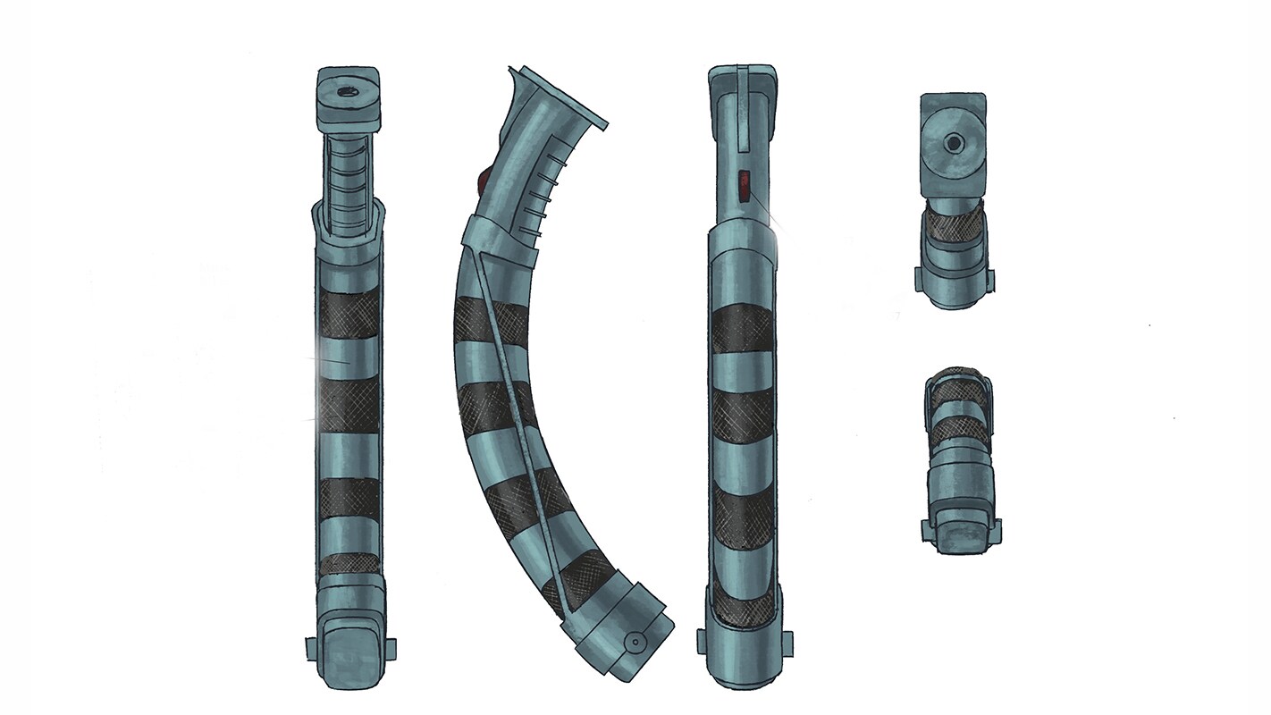 Asajj Ventress's lightsabers