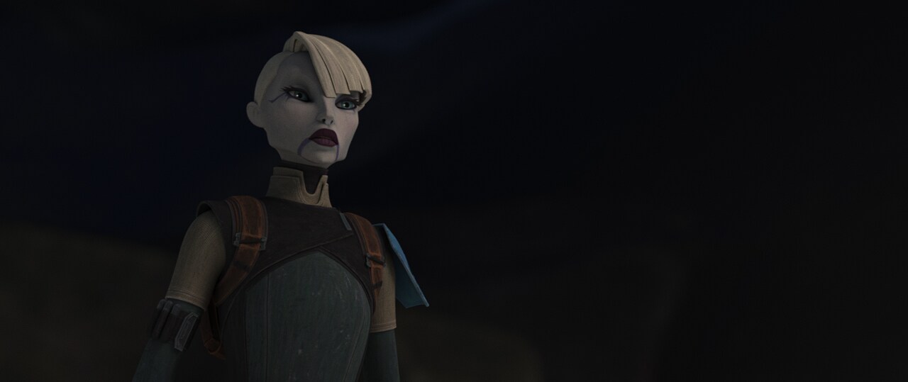 Ventress is discovered by Omega.