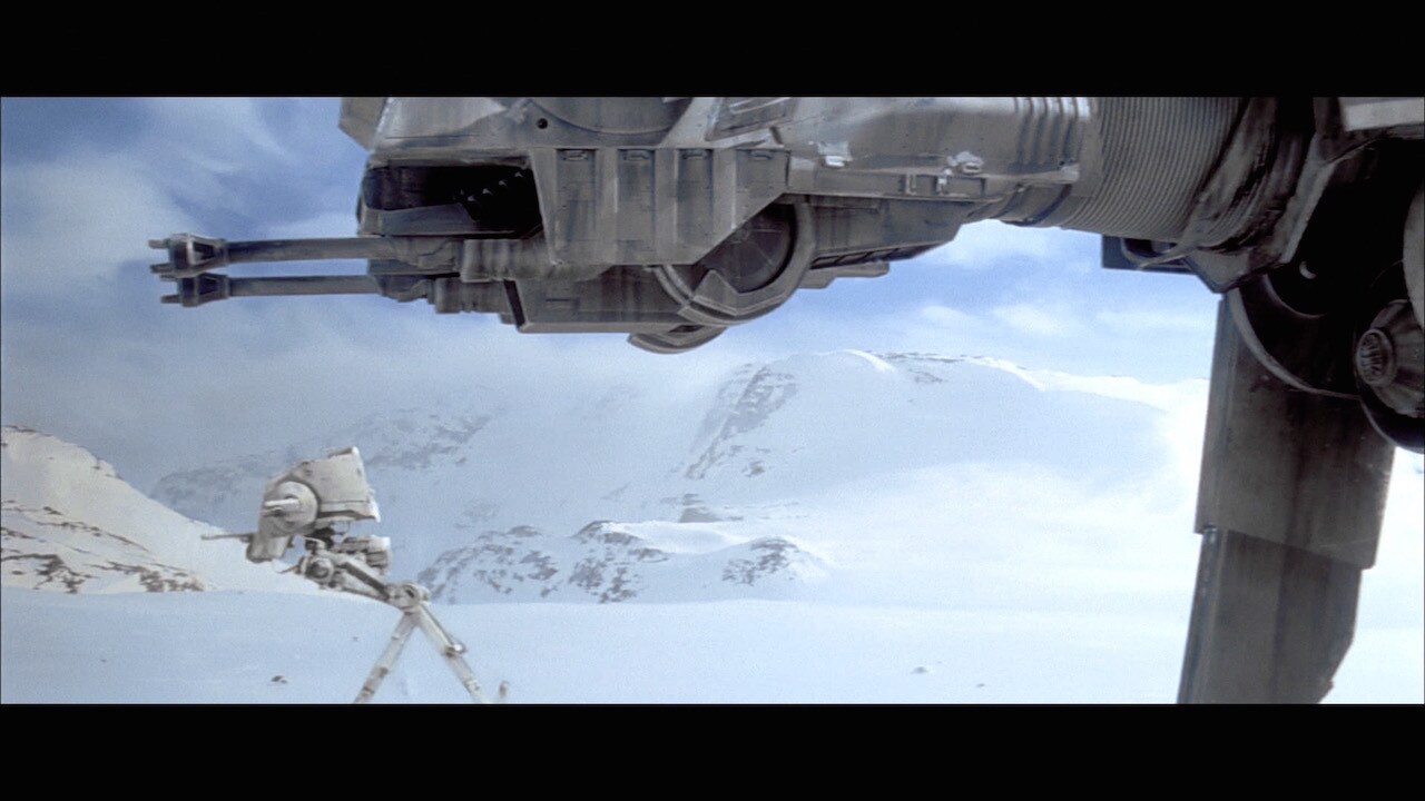 But the Imperial assault was overwhelming. Snowspeeder after snowspeeder fell to the AT-ATs’ guns...