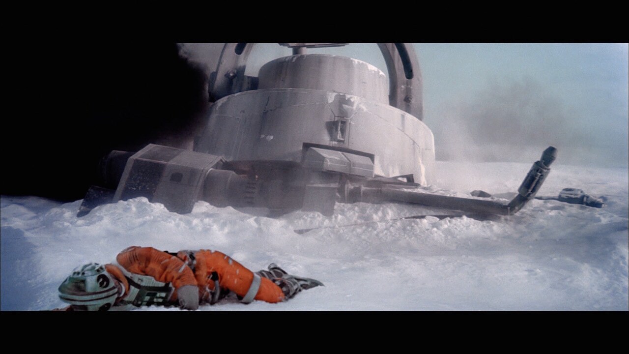 Luke barely escaped death when an AT-AT shot down his speeder and then stomped on the fallen craf...