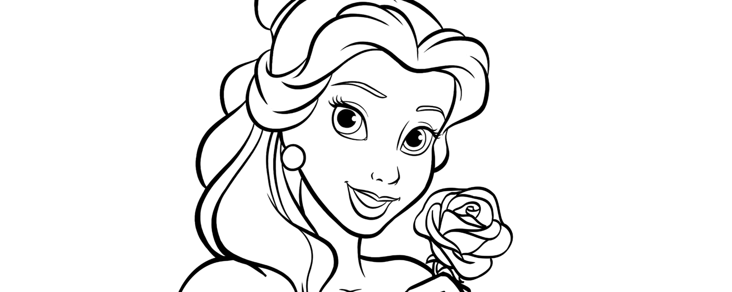 Princesas Disney - Desenho para Colorir