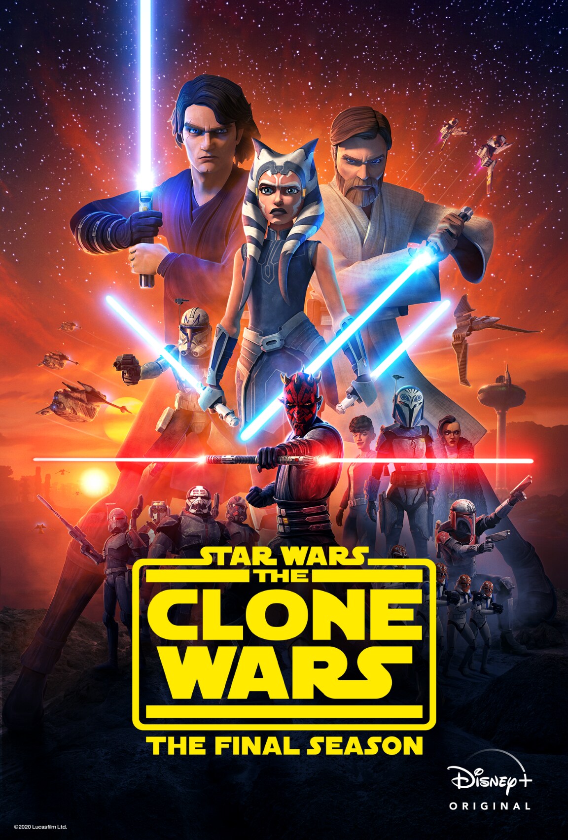 Star Wars The Clone Wars on Disney+