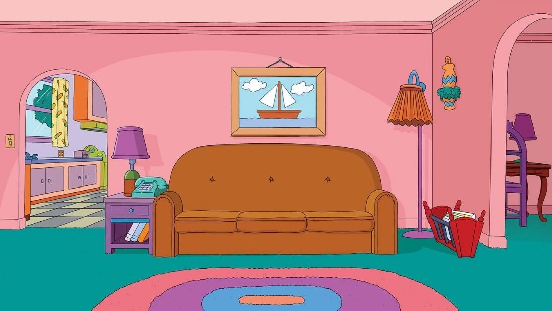 simpsons couch scene