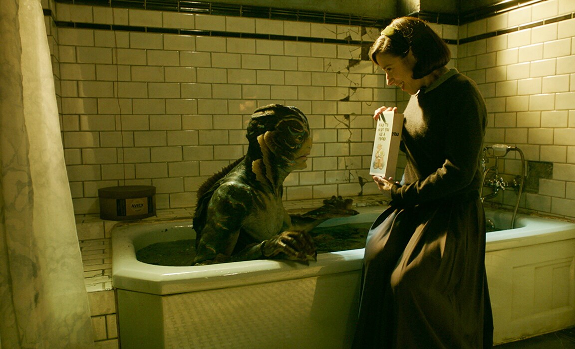 a film still from The Shape of Water