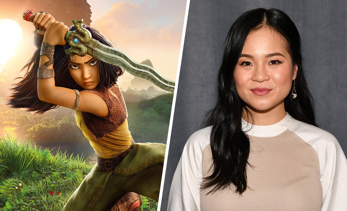 Raya voiced by actor Kelly Marie Tran in Raya and the Last Dragon